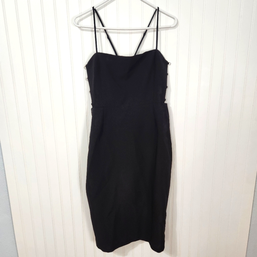 BCBGMaxazria | New Racerback Classic Midi Dress Black Size 10